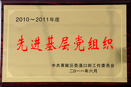 2010-2011年度先進基層黨組織